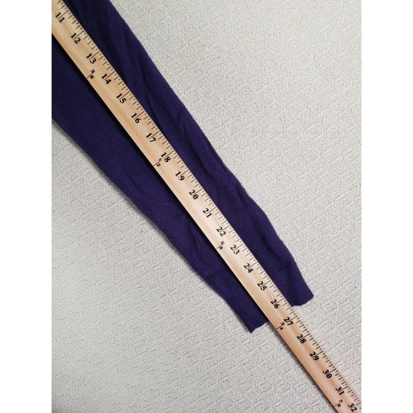 Kenneth Cole Sweater Womens Medium M Knit Button Up Purple Rayon Blend - Picture 7 of 12